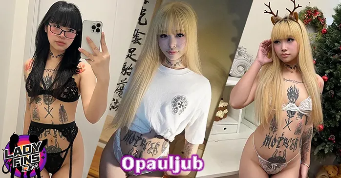 Opauljub ครีเอเตอร์ สาวสวย หน้าหมวย สักลาย ผิวขาว หุ่นเอ็กซ์18+